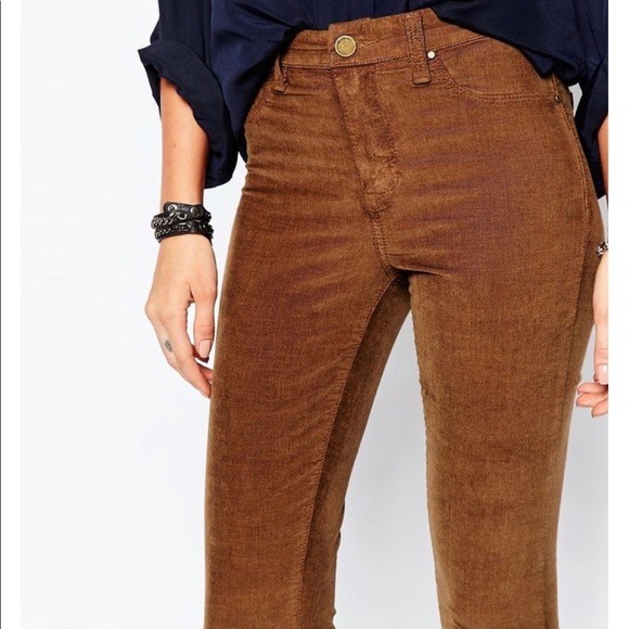 NWT BlankNYC Juke Box Brown Corduroy Skinny Pants - Picture 3 of 12